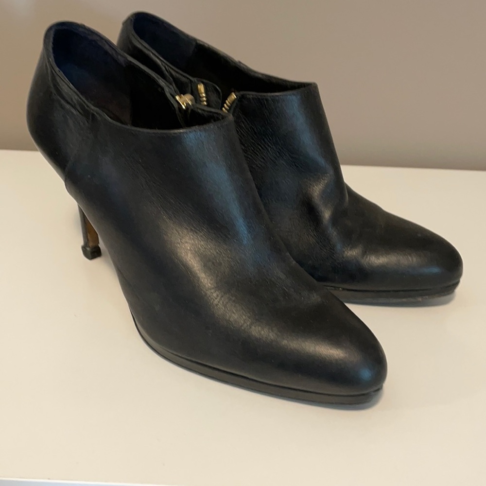 LK Bennett leather heeled booties